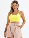 Top feminino esportivo sem costura c/bojo removível básico fitness academia 9037.c1