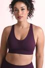 TOP FEMININO LUPO ATTACK LI 71401-001 SEM COSTURA POLIAMIDA Cor:AmeixaTamanho:P
