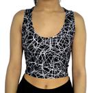 Top Feminino Regata Justo Barra Estampas Sortidas Suplex Pp ao Plus Size