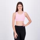 Top Fila Essential II Feminino Rosa e Branco