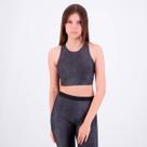 Top Fila Train Long Elastic II Feminino Cinza Top Fila Train Long Elastic II Feminino Cinza