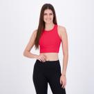 Top Fila Train Long Elastic II Feminino Vermelho