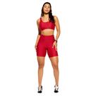 Top Fit Feminino Basic Decote U Vermelho Amplifit