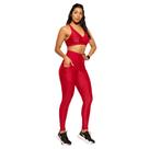Top Fit Feminino Basic Nadador Vermelho Amplifit