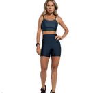 Top Fit Feminino c/ Detalhe em Tiras Petróleo Amplifit