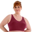 Top Fitness Bojo Removível Alças Ajustáveis Sem Costura Plus Size Zee Rucci