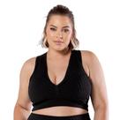 Top Fitness Bolha Academia Bojo Feminino Plus Size Treino