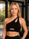 Top Fitness com Decote para Academia Cropped - c6 LUNA