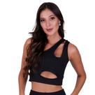 Top Fitness com Decote para Academia Cropped Luna -c6 LUNA