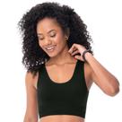 Top Fitness Comfort com Bojo Removível Preto Zee Rucci