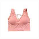 Top fitness costas cruzadas - basic + new FIT13 rosa tam gg