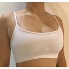 Top Fitness Duplo Alça Fina Suplex Poliamida Compressão Top Fitness Duplo Alça Fina Suplex Poliamida Compressão