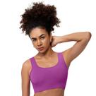 Top Fitness Efeito Ribana com Bojo removível sem Costura Ágata Magenta Zee Rucci