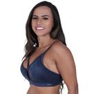 Top fitness feminino decote tiras bojo cirrê relevo poliamida cleo-orbis