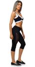 Top Fitness Feminino Nadador Preto com Alças Duplas