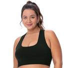 Top Fitness Plus Nadador Jacquard Preto