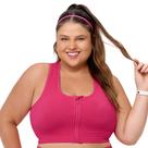 Top Fitness Plus Size com Zíper e Bojo Removível Pitaya Zee Rucci
