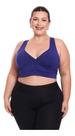 Top Fitness Plus Size Feminino Sem Bojo Academia Decote
