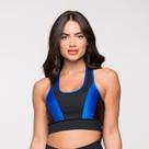 Top Fitness Poliamida com Detalhe Azul Dubai