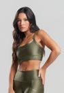 Top Fitness Poliamida Texturizado Com Brilho Verde Salvatore Top Fitness Poliamida Texturizado Com Brilho Verde Salvatore