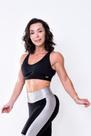 Top fitness preto strappy e bojo Top fitness preto strappy e bojo