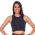 Top Fitness Suplex com Relevo e Bojo Preto Feminino Academia Top Fitness Suplex com Relevo e Bojo Preto Feminino Academia
