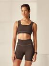 Top Fitness Treino Comfort Canelado Alças Fixas Decote Reto Hope Resort