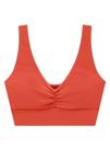 Top Franzido Enfim 1000121434 Feminino Active Dry Bojo Removível Microfibra T. P/GG