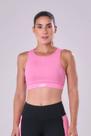 Top Grit Bossa Ajustavel 1 Bolso Reto Ind Authen Rosa Malva