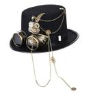 Top Hat Heavy Metal Gear com corrente de asas para festa