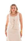 Top Jeans Feminino Arauto Natural