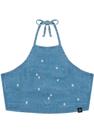 Top Jeans Margaridas Alças Infantil Dway