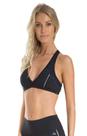 Top Julie Preto com detalhes