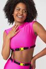 Top Junia cintinho rosa choque CCM Oficial