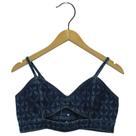 Top Labellamafia Denim Azul Feminino