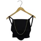 Top Labellamafia Malha Spell Preto Feminino