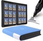 Top Loader Binder D DACCKIT modelo A contém 288 cartões azul celeste