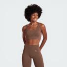 Top Lupo Sport Max II Seamless Sustentação Média Feminino Tamanho:MCor:Marrom