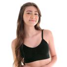 Top Menina Moça Academia com Bojo Removivel Sem Costura Liso Top Menina Moça Academia com Bojo Removivel Sem Costura Liso