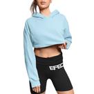 Top Moletom Cropped Feminino Blusa Capuz Touca Confortável Varias Cores