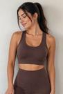 Top Nadador Fitness Com Bojo Polo Wear Marrom