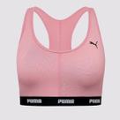 Top Nadador Puma com Bojo Removível Feminino Rosa Claro