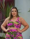 Top para Academia Feminino Plus Size Estampado Top para Academia Feminino Plus Size Estampado