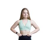 Top Plus Size Academia Fitness Blusa Feminina Cropped Ginástica Cross Treino Costa Fechada