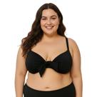Top Plus Size Bojo Reforçado Sustentação Alça Ajustável Push Up Biquíni Praia Piscina Verão
