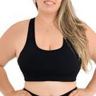 Top Plus Size Modelo Nadador Fitness Feminino Selene