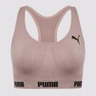 Top Puma Sem Costura Feminino Marrom