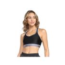 Top Rainha Feminino Shine 4421015 Preto/Prata
