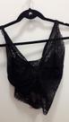 Top renda displicent feminino