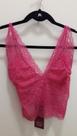 Top renda displicent feminino